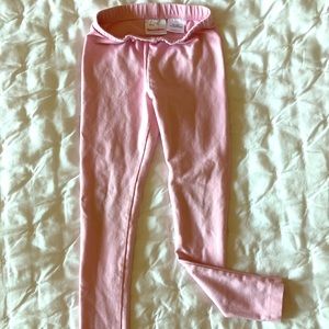 Hanna Andersson Girls slim leggings sz6